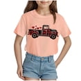 thumbnail image 1 of Godom Girls Short Sleeve T-Shirts Cotton Tees Girls Summer T Shirts, 1 of 4