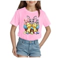 thumbnail image 1 of Godom Girls Short Sleeve T Shirts Girls Cotton Tee Kids Tshirts Clothes Summer Tops T-Shirt, 1 of 4