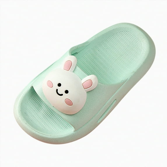 Godom Girls Slippers Non-Slip Open Toe Pillow Slipper Sandals Quick Drying Summer Shoes Kid Cloud Slides