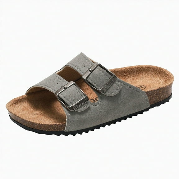 Godom Girls Slippers Non-Slip Open Toe Pillow Slipper Sandals Quick Drying Summer Shoes Toddler/Little/Big Kid