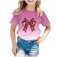 thumbnail image 1 of Godom Girls Super Soft Short Sleeve T-Shirts Soft Cotton Tees Summer Tops Basic Tees, 1 of 5
