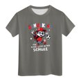 thumbnail image 1 of Godom Girls Tops Fashionable Short Sleeve T-Shirt Casual Crewneck Tops Summer Tops Basic Tees, 1 of 6