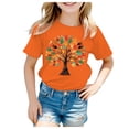 thumbnail image 1 of Godom Girls Tops Fashionable Short Sleeve T-Shirt Cotton Tees Summer Tee Tops, 1 of 6