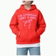thumbnail image 1 of Godom Girls Zip Up Hoodies Size 7-8 Hoodie Long Sleeve Soft Sweatshirt Graphic Hoody Cute Pullover Top Clothe for Girl Tops Size 10-12 Unisex kids sweatshirts, 1 of 4