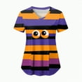 thumbnail image 1 of Godom Halloween Shirts for Women Basic Print Graphic T Shirt Fall Halloween Party Tee Tops, 1 of 6