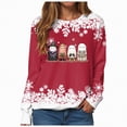 thumbnail image 1 of Godom Halloween Womens Sweatshirts Ghost Graphic Long Sleeve Tunic Shirts Crewneck Loose Pullover Tops 2025 Trendy Outfit, 1 of 7