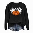 thumbnail image 1 of Godom Halloween Womens Sweatshirts Pumpkin Graphic Crewneck Long Sleeve Tops Casual Loose Pullover Shirts 2025 Clothes, 1 of 7