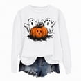 thumbnail image 1 of Godom Halloween Womens Sweatshirts Pumpkin Graphic Crewneck Long Sleeve Tops Casual Loose Pullover Shirts 2025 Clothes, 1 of 7