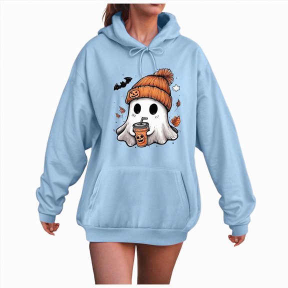 Godom Hoodies for Women Fleece Hooded Sweatshirts Oversized Pullover Long Sleeve Ladies Tops with Pocket Womens Sweatshirt