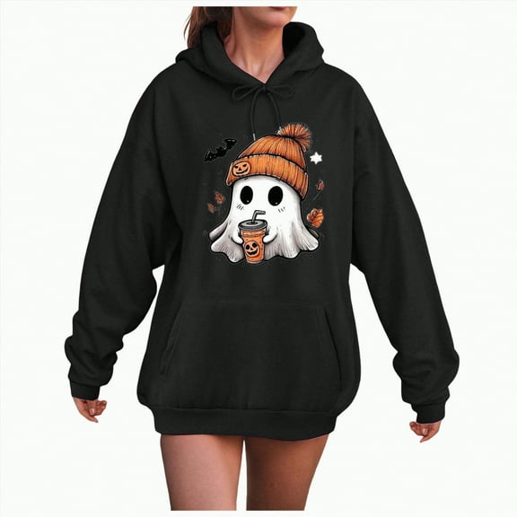 Godom Hoodies for Women Fleece Hooded Sweatshirts Oversized Pullover Long Sleeve Ladies Tops with Pocket Womens Sweatshirt