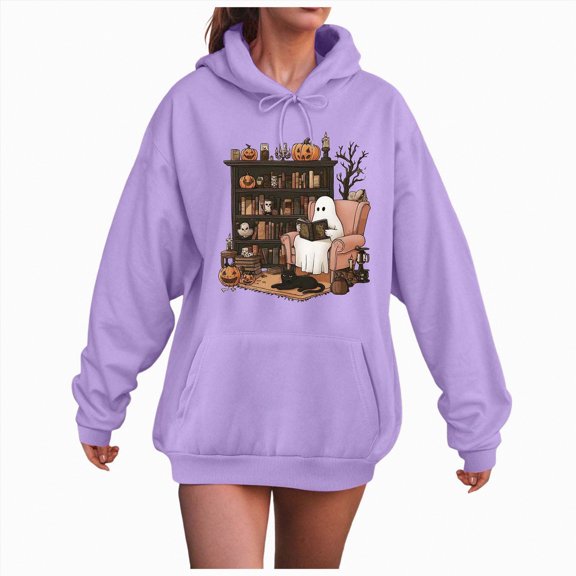 Godom Hoodies for Women Fleece Hooded Sweatshirts Oversized Pullover Long Sleeve Ladies Tops with Pocket Womens Sweatshirt