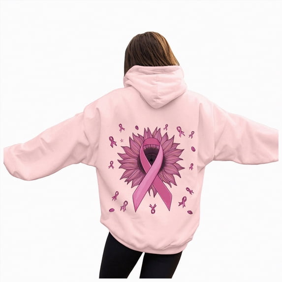 Godom Hoodies for Women Long Sleeve Drawstring Hooded Sweatshirts Womens Fall Winter Ribbon Oversized Hoodie with Pockets