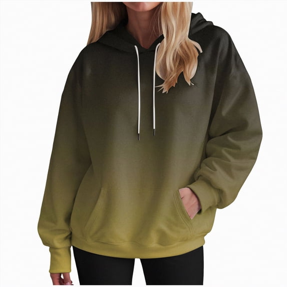 Godom Hoodies for Women Tie Dye Oversized Hooded Sweatshirt Long Sleeve Casual Colorful Pullover Hoodie Fall Sweater