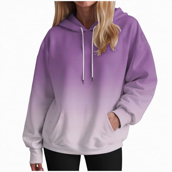 Godom Hoodies for Women Tie Dye Oversized Hooded Sweatshirt Long Sleeve Casual Colorful Pullover Hoodie Fall Sweater
