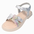 thumbnail image 1 of Godom Kid Sandals Open Toe Cute Princess Flats Sparkly Summer Dress Shoes for Toddler Little Big Kid, 1 of 7