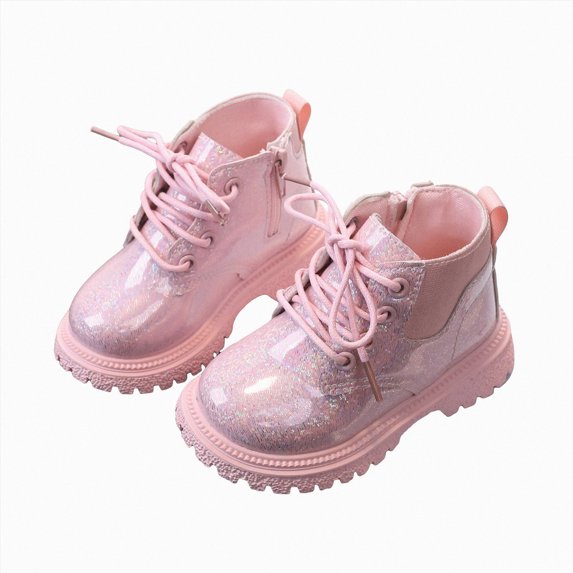 Godom Kids Shoes Girls Children Sports Shoes Breathable Princess Lightweight Casual Lighting Shoes Running Shoe