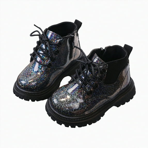 Godom Kids Shoes Girls Children Sports Shoes Breathable Princess Lightweight Casual Lighting Shoes Running Shoe