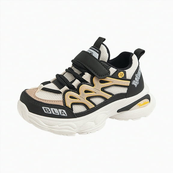 Godom Kids Shoes Girls Fashion Autumn Children Girls Sports Shoes Flat Thick Bottom Lightweight Soft Walking Shoe