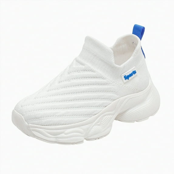 Godom Kids Shoes Girls Kids Breathable Slip on Sneakers Lightweight Outdoor Athletic Shoes Soft Walking Shoe