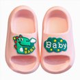 thumbnail image 1 of Godom Kids Slippers Non-Slip House Slippers Cute Soft Slip-On Shoes Toddler/Little/Big Kid, 1 of 4