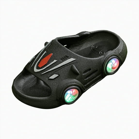 Godom Kids Slippers Non-Slip Open Toe Super Soft Comfy Thick Sole Slipper Beach Water Shoes