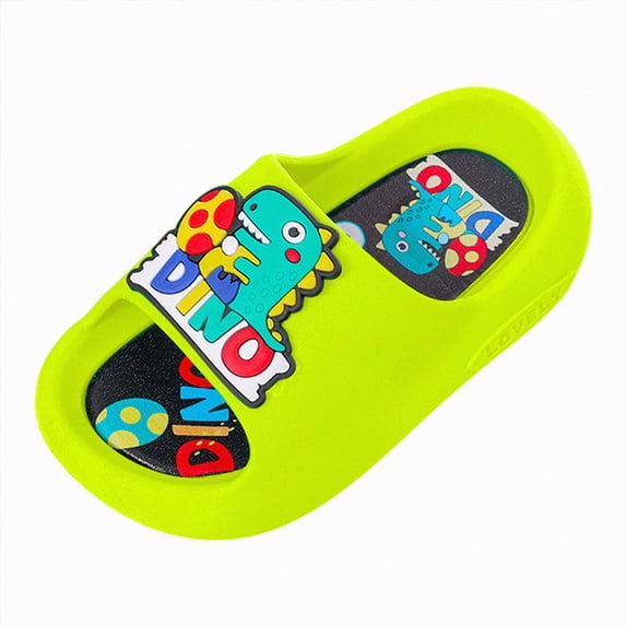Godom Kids Slippers Sequin Slides Shower Beach Pool Shoes Slip on Summer Slipper Toddler/Little/Big Kid