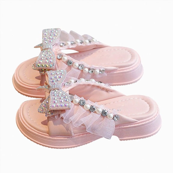 Godom Kids Slippers Shower Slipper Bathroom Pool Sandals Summer Non-Slip Beach Shoes Kid Cloud Slides