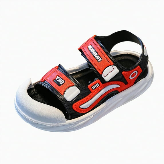 Godom Little Girl Sandals Summer Outdoor Beach Sports Closed-Toe Sandal for Toddler Little Big Kid