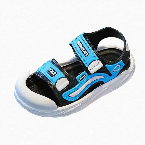 Godom Little Girl Sandals Summer Outdoor Beach Sports Closed-Toe Sandal for Toddler Little Big Kid