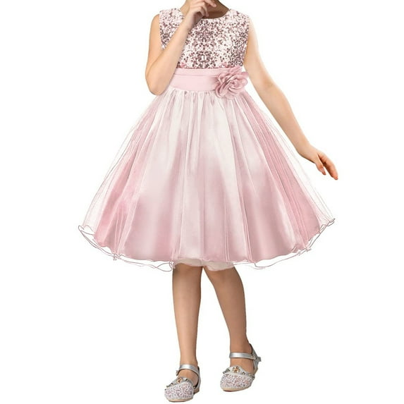 Godom Little Girls Dress Short Sleeve Dress Cotton Casual Spring Summer Applique Dresse Clothes for Kid