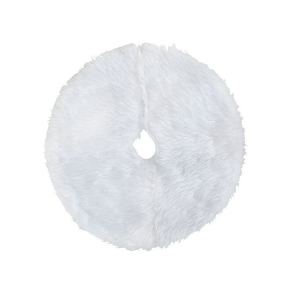 Godom Mini Christmas Tree Skirt White 16inch, Xmas Decoration Holiday Party Home Decor Clearance