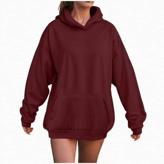 Godom Oversized Hoodies for Women Fall Fashion Sweatshirts Pullover Womens Clothes with Pocket Y2k Hoodie