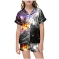 thumbnail image 1 of Godom Pajama Set for Kid Girls Soft Comfy Sleepwear Pajamas Loungewear Clothes Outfits, 1 of 3