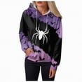 thumbnail image 1 of Godom Pumpkin Hooded for Women Fall Y2K Hoodies Halloween Pumpkin Face Graphic Winter Sweatshirt Long Sleeve Pullover, 1 of 6