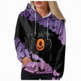 thumbnail image 1 of Godom Pumpkin Hooded for Women Fall Y2K Hoodies Halloween Pumpkin Face Graphic Winter Sweatshirt Long Sleeve Pullover, 1 of 6