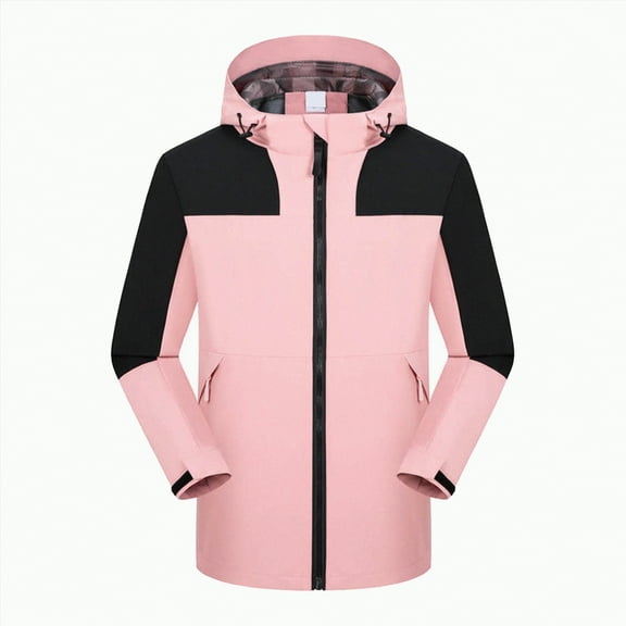 Godom Rain Jackets for Women, Waterproof Raincoat Lightweight Hiking Jackets Windproof Hooded Jacket with Pockets