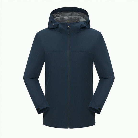 Godom Rain Jackets for Women, Waterproof Raincoat Lightweight Hiking Jackets Windproof Hooded Jacket with Pockets