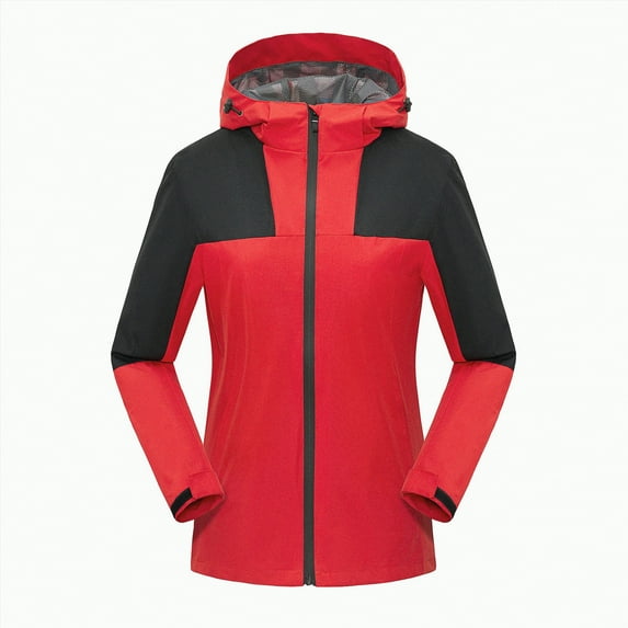 Godom Rain Jackets for Women, Waterproof Raincoat Lightweight Hiking Jackets Windproof Hooded Jacket with Pockets