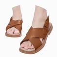 thumbnail image 1 of Godom Sandals for Girls Casual Adjustable Double Buckle Flat Sandal Slide for Toddler Little Big Kid, 1 of 7