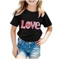 thumbnail image 1 of Godom Short Sleeve Shirt for Girls Cotton Tees Girls' Summer T Shirts, 1 of 5