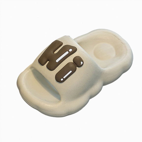 Godom Slippers for Girls House Open Toe Comfy Slippers Summer Non-Slip Beach Shoes Toddler/Little/Big Kid