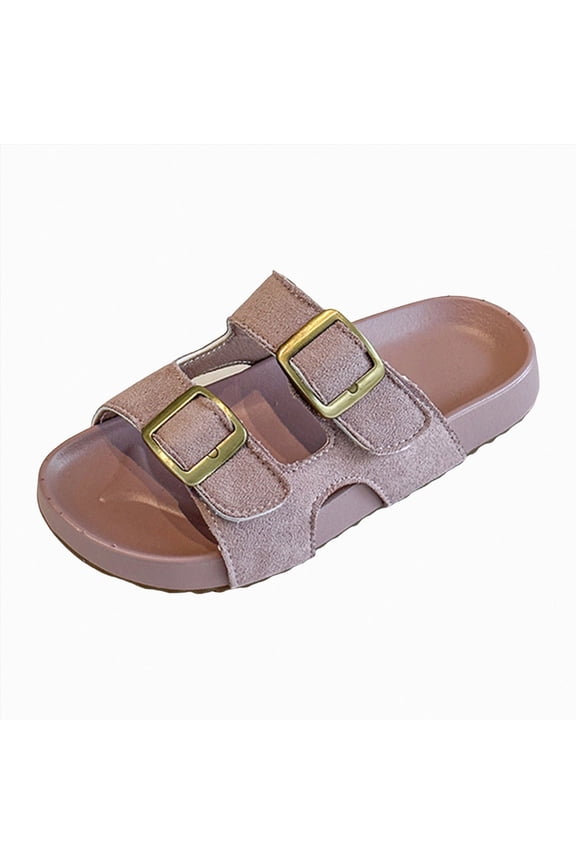 Slippers for Girls Shower Slipper Bathroom Pool Sandals Summer Non-Slip Beach Shoes Kid Cloud Slides
