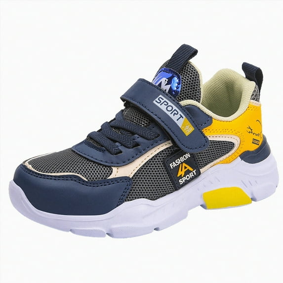 Godom Sneakers for Boys Breathable Walking Shoe Slip on Sneakers Lightweight Outdoor Athletic Shoes Running Shoe