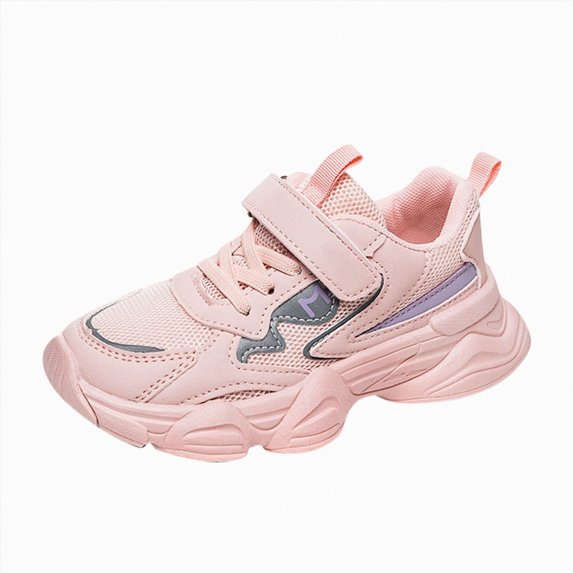 Godom Sneakers for Girls Kids Lightweight Breathable Strap Athletic Shoes Soft Walking Shoe