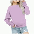 thumbnail image 1 of Godom Sweaters for Girls Printed Hoodie Long Sleeves Without a Hat Sweate, 1 of 5