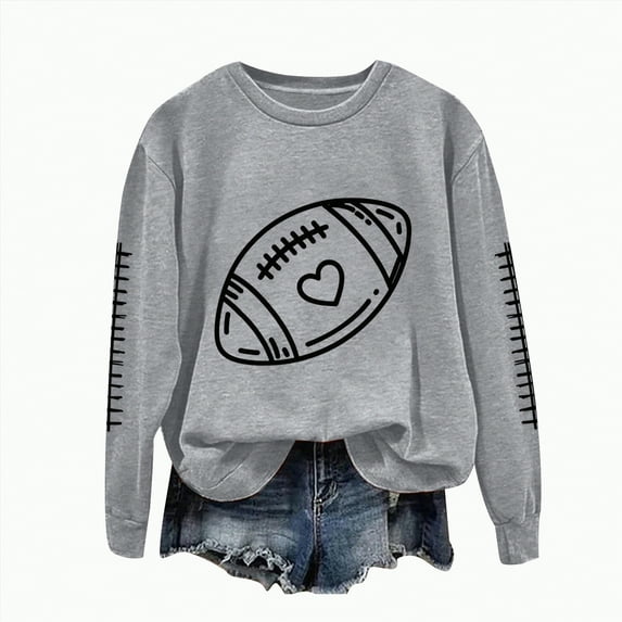 Godom Sweatshirts for Women Crewneck Casual Graphic Long Sleeve Shirts Tunic Tops oversized sweatshirt for womens