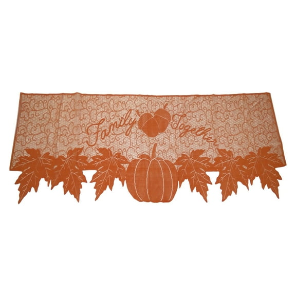 Godom Thanksgiving Lace Fireplace Cloth - For Home Kitchen Indoor Fireplace Autumn Decor