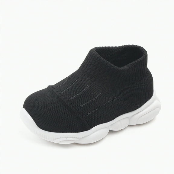 Godom Toddler Boy Sneakers Slip-On Lightweight Sneakers Casual Skin-Friendly Walking Shoes Toddler/Little/Big Kid