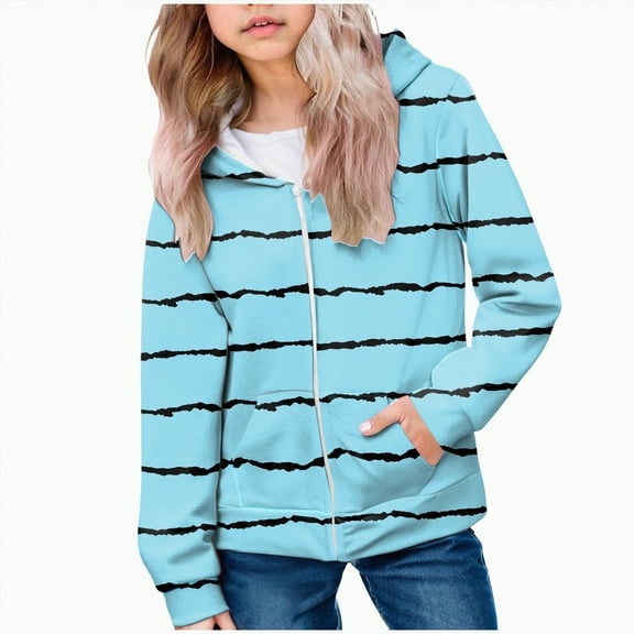 Godom Toddler Boys Full Zip Hoodie Solid Color Casual Active Hooded Sweatshirt Hoodies for Teen Girls