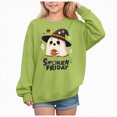 thumbnail image 1 of Godom Toddler Boys Girls Halloween Sweatshirt Round Neck Hoodies for Teen Girls Children's Pullover, 1 of 5